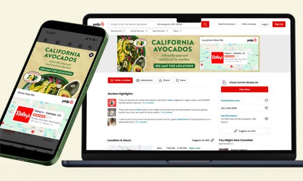 California Avocado Yelp Ads
