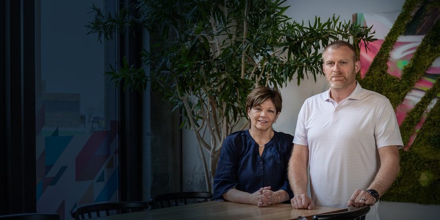 Laurie Fleck and Mitch Van Kampen